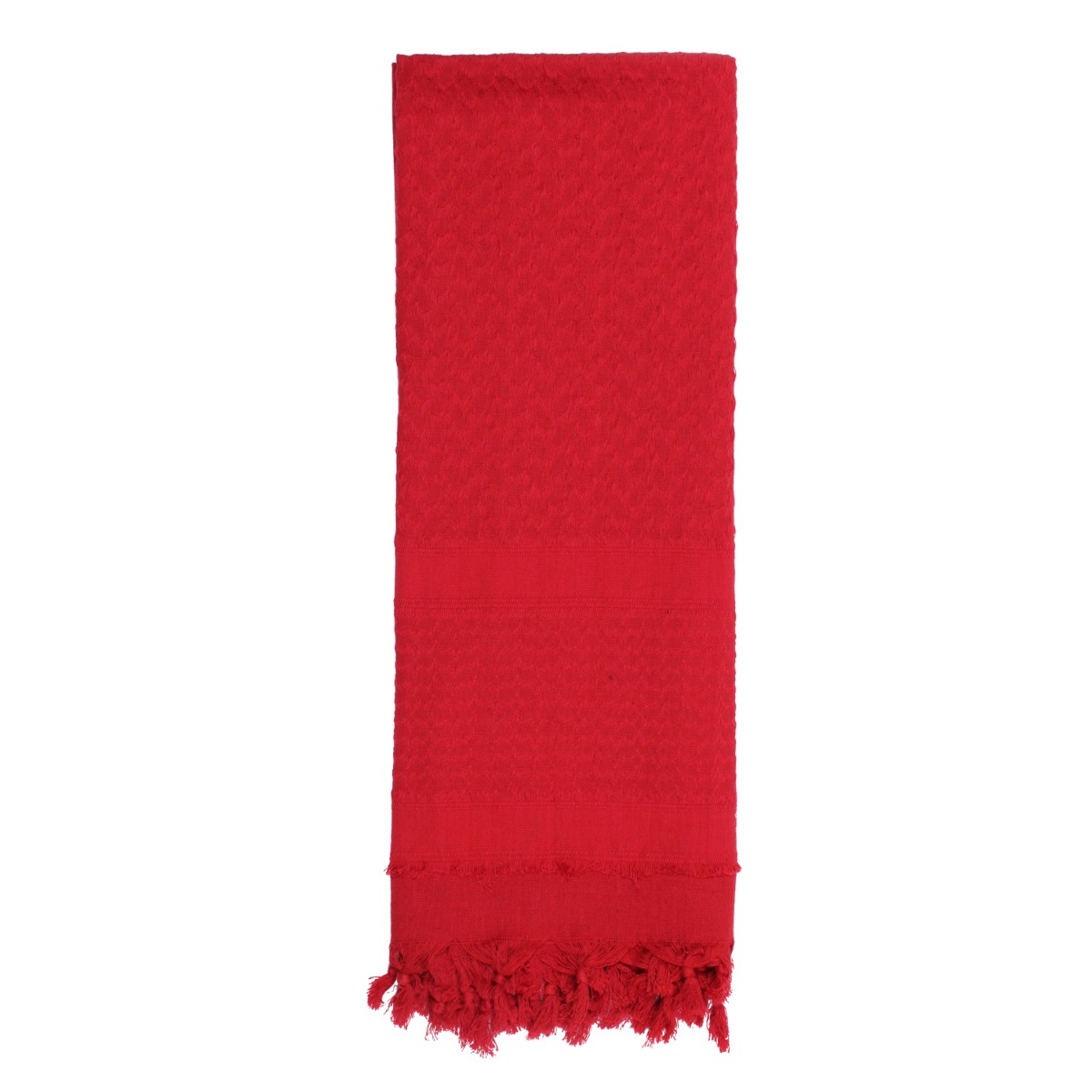 Rothco Solid Color Shemagh Tactical Desert Keffiyeh Scarf - Red