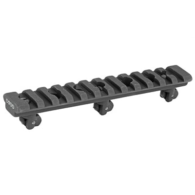 GG&G Integrated Rail Fits Handguard Under Foregrip, Black - GGG-1120