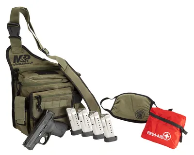 SMITH & WESSON M&P9 SHIELD BUG OUT BAG BUNDLE