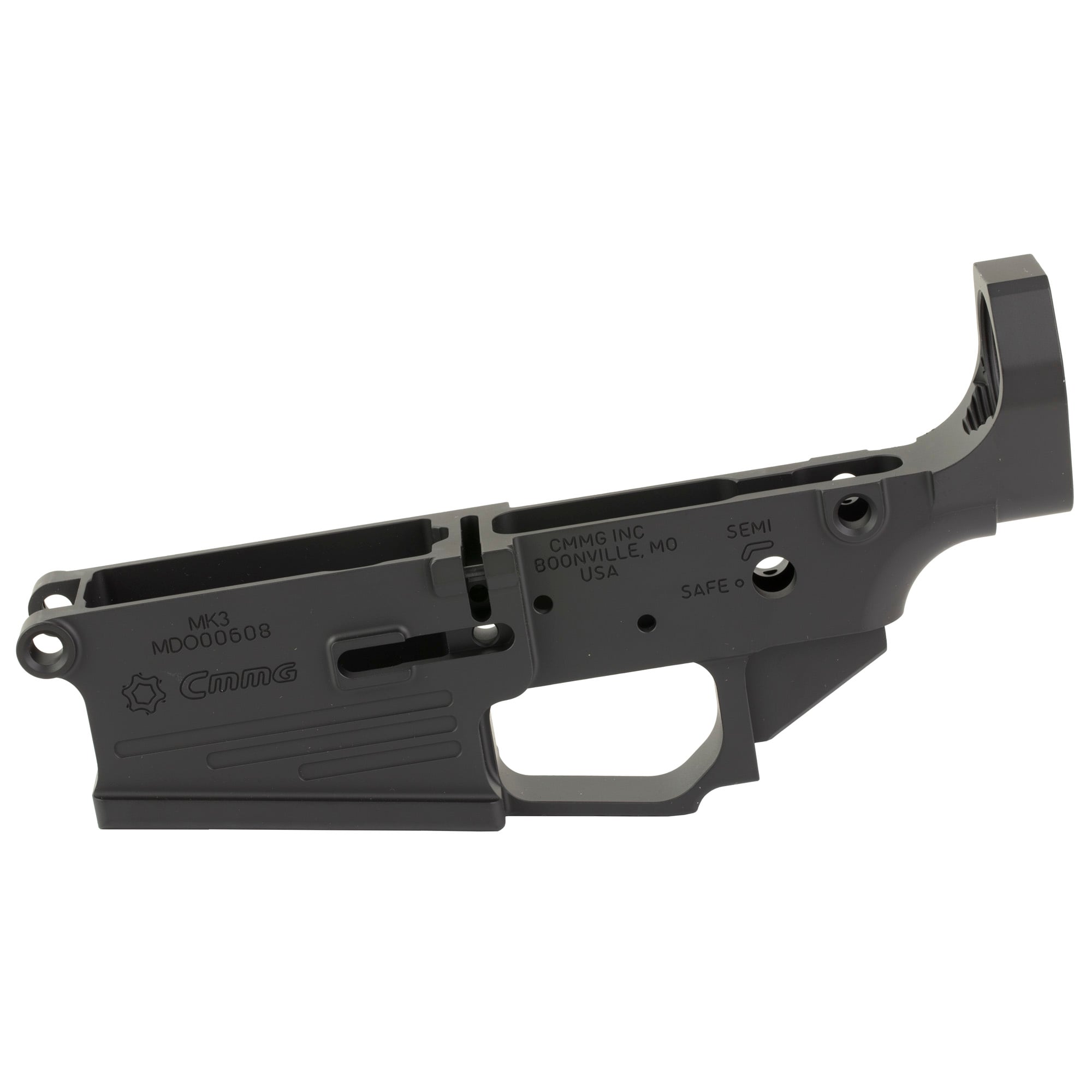 CMMG MK3 .308 Win AR Lower, Black - 38CA2ACAB