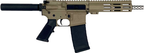 Great Lakes AR15 Pistol 223 Wylde - 7.5" FDE