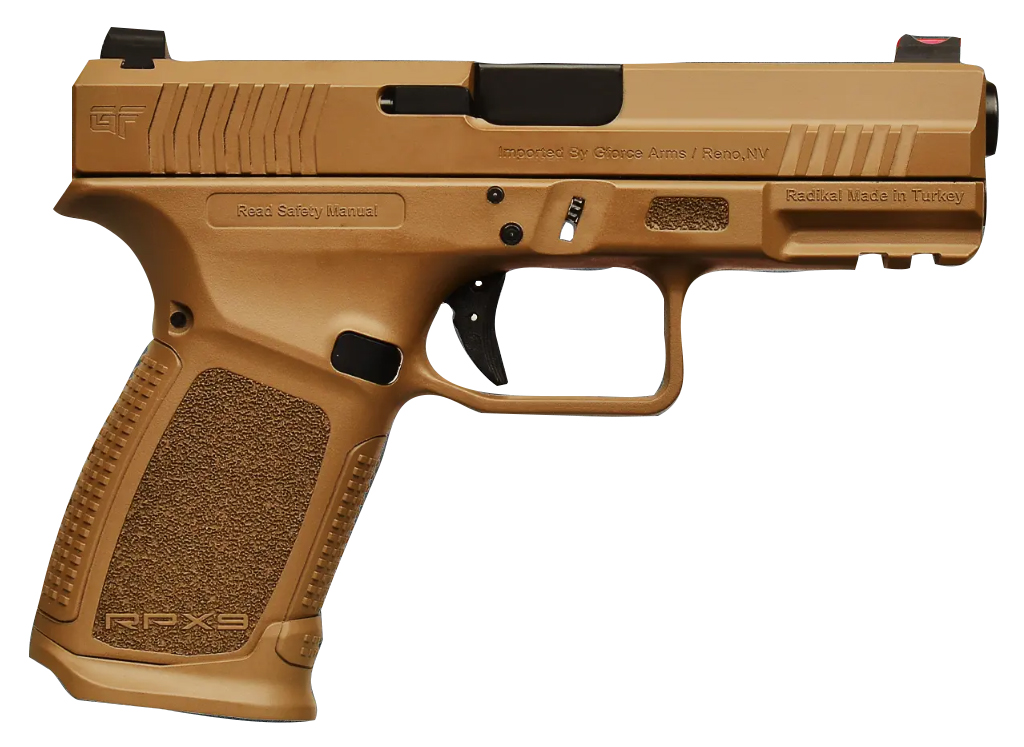 GForce RPX3C9 9mm Semi-Auto Pistol 15+1 FDE