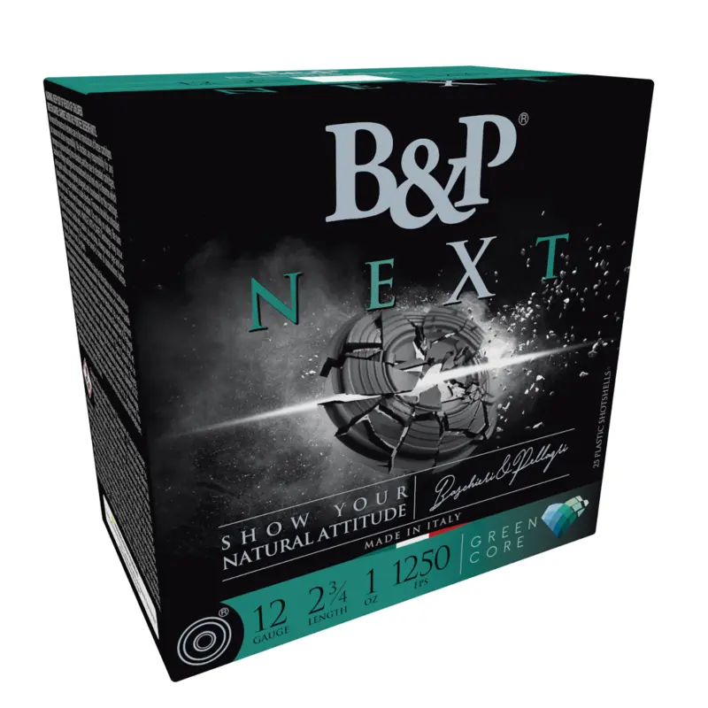 B Ammunition 12B1NX8 Next 12Gauge 2.75" 1oz 8Shot 25 Per Box/10 Case