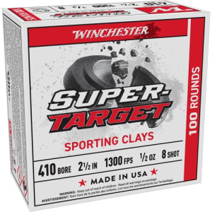 WINCHESTER AMMO 410Ga 2-1/2" #8 Super-Target 1/2oz 25rd 1300 FPS