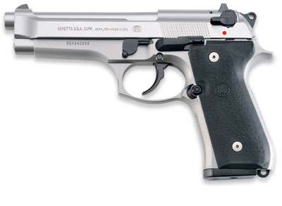 Beretta 92FS INOX 9mm Semi-Auto Pistol, 10+1 Capacity