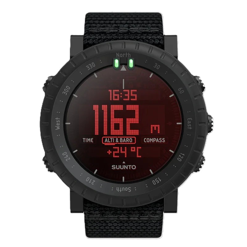 Suunto CORE Alpha Stealth Watch, Red/Black