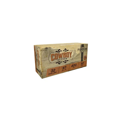 COWBOY ACTION AMMUNITION - 32 S LONG, 97 GR, LFP, 800 FPS, 50/BX