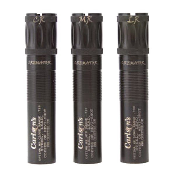 Carlson's Choke Tubes Cremator 12 Gauge Mid/Long Range Beretta Optima HP Non-Ported Waterfowl 2-Pack Choke Tube, Black - 11662