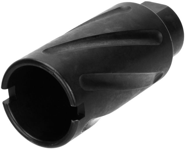 TacFire 5.56 1/2X28 Flash Can Muzzle Brake Black