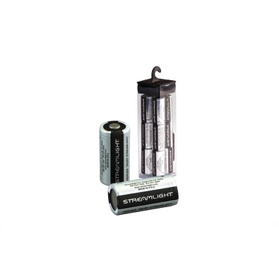 Streamlight CR123 3V Lithium Battery, 12 Pack - 85177
