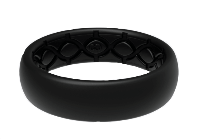 Groove Life Essential Thin Ring, Black - 08 - R22-101-08
