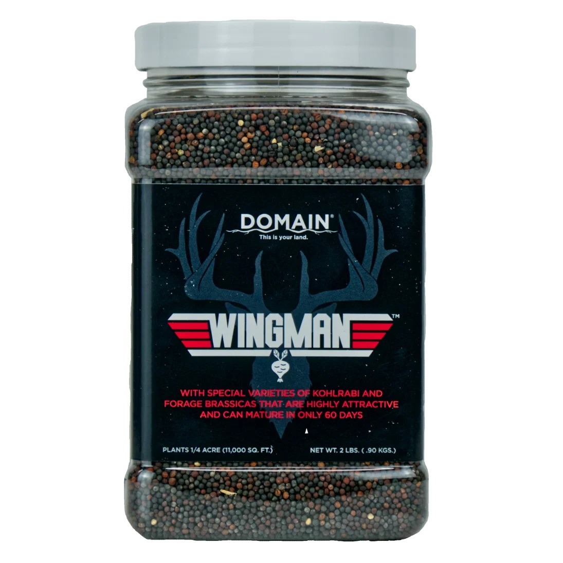 Domain Outdoors Wingman Food Plot Seed Mix, 2 lb - WMFP2
