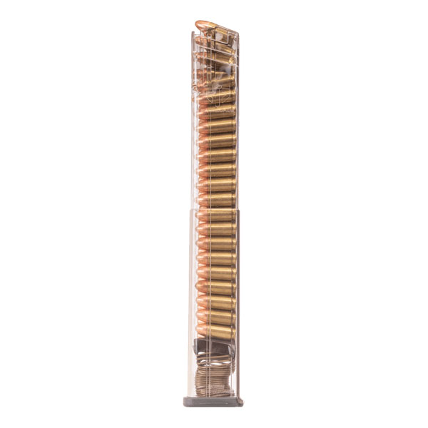 ETS S&W M&P 40 Round 9mm Magazine, Clear - SW9-MP-40