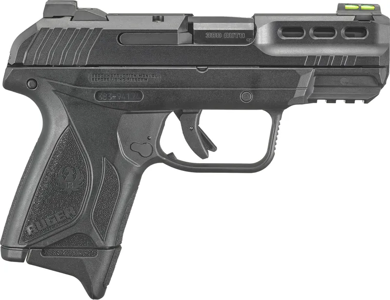 Ruger Security-380 .380 ACP 3.42" Barrel 15-Rounds 2 Mags Front Fiber Optic Sight