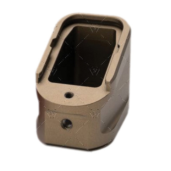Strike Industries Extended Magazine Plate for Glock G17 - Flat Dark Earth High-Capacity - EMP-AL-G17FDE