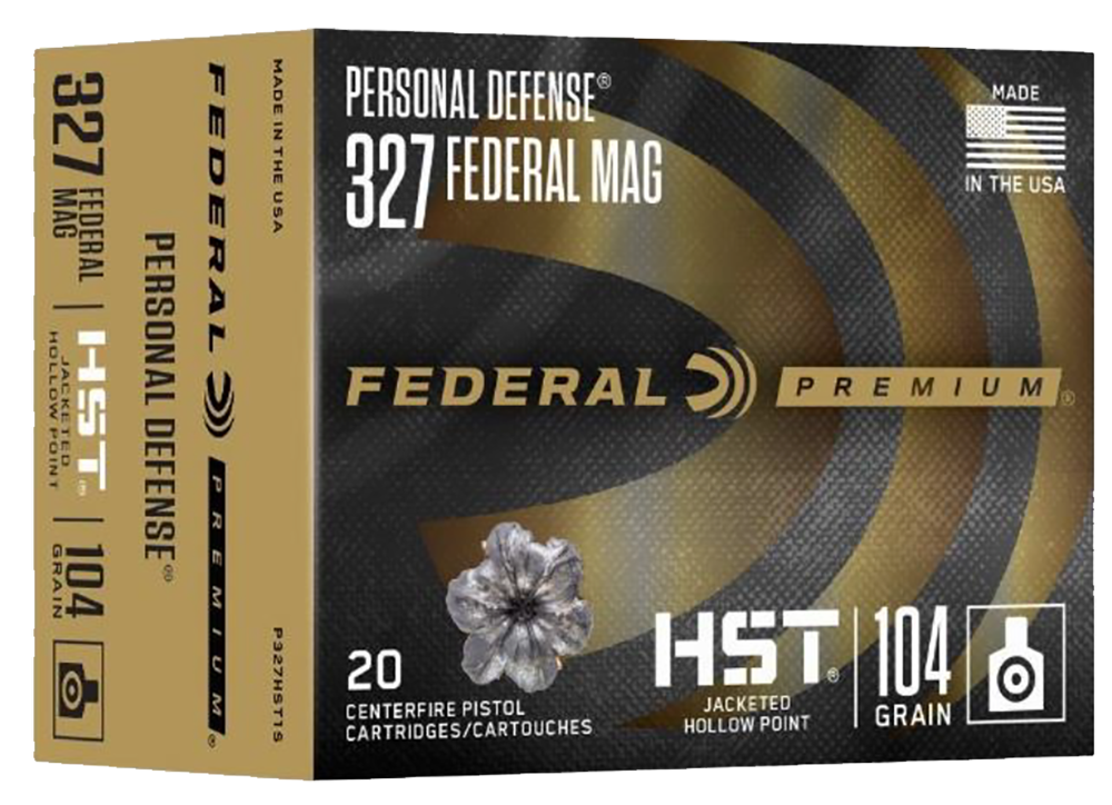 Federal Premium Personal Defense .327 Federal Magnum 104 gr Ammo JHP - 20rds - P327HST1S