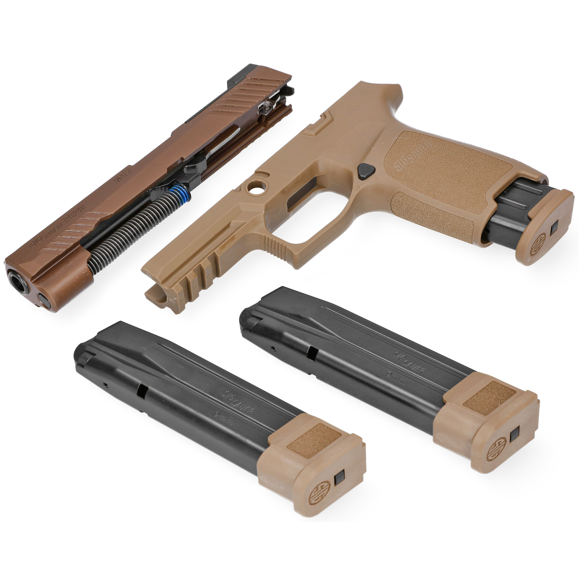 Sig Sauer M320/M18 9mm Coyote 3 Magazines 3 Dot 21 Rounds - 8900267