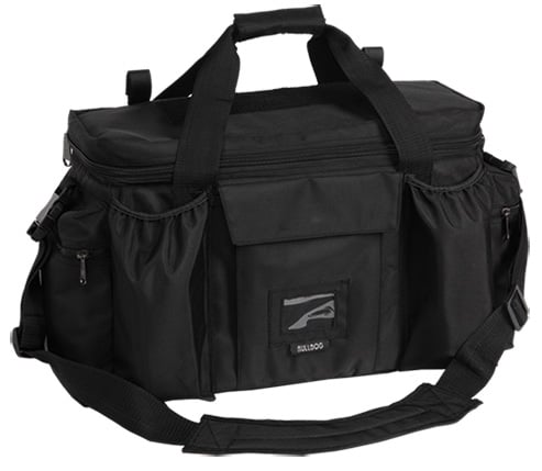 Bulldog Cases Deluxe, Water-Resistant Police and Shooters Range Bag w/ Strap, X-Large, Black - BD920