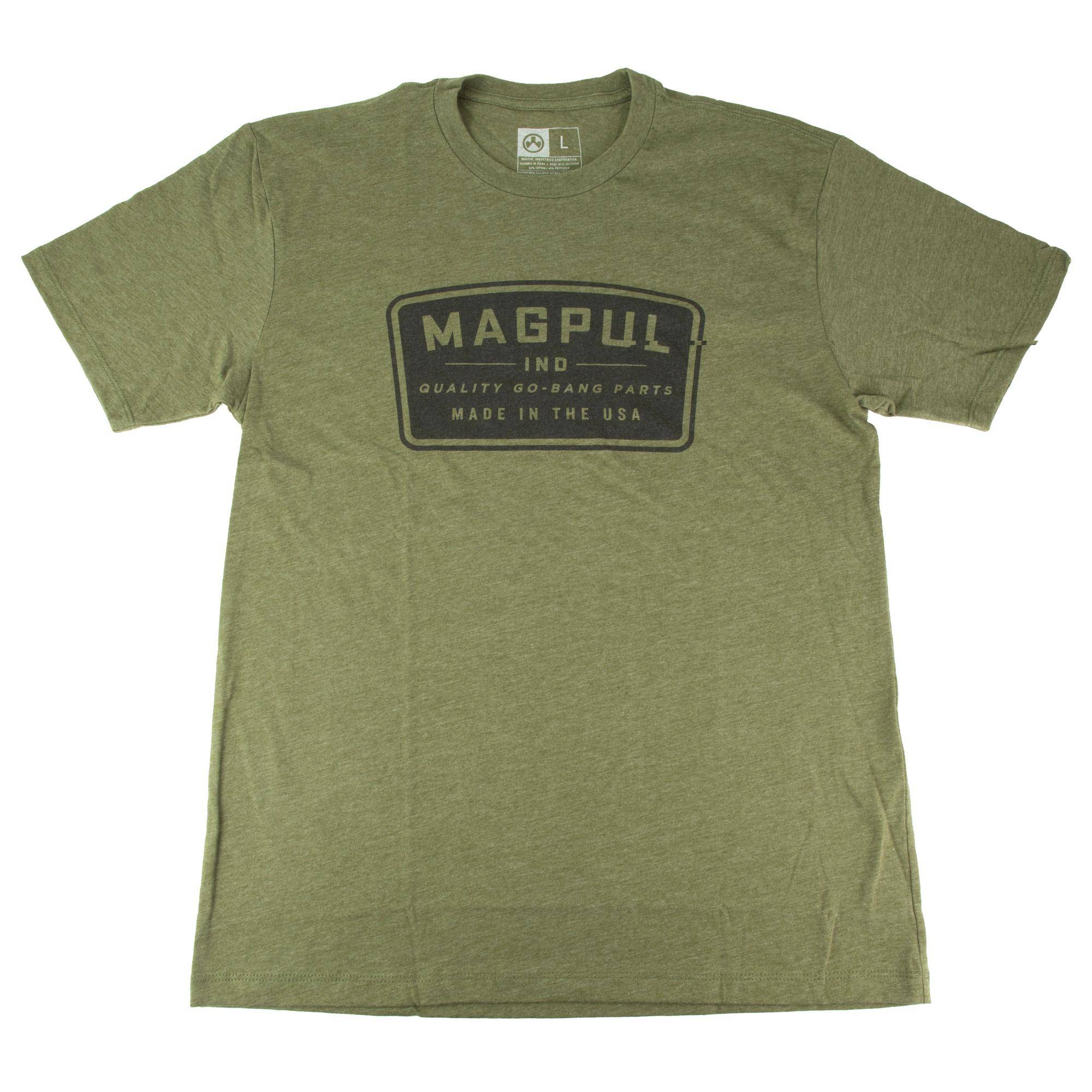 Magpul Go Bang Patch CVC T-Shirt - Olive Drab  Size Large