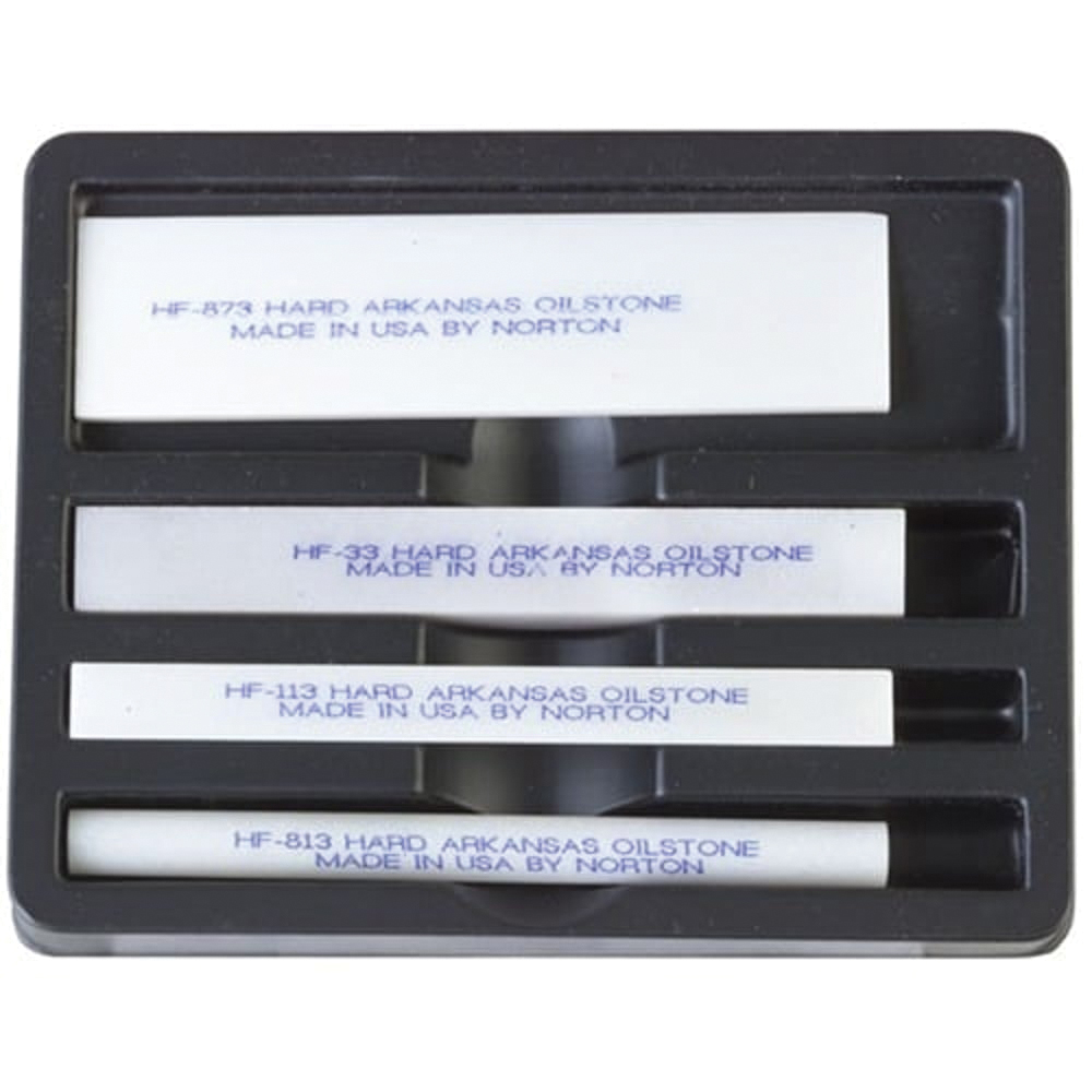 Brownells Gunsmith Premium Hard Arkansas Stone File Set