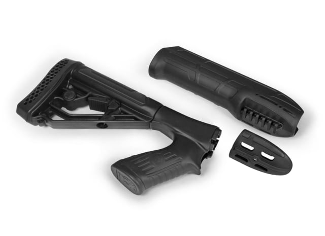 Adaptive Tactical EX Performance Less Lethal Polymer Forend & Adjustable Shotgun Stock Black Remington 870 12 Gauge