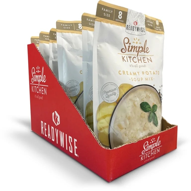 ReadyWise Simple Kitchen Creamy Potato Soup Mix 6 Count - RWSK05-066