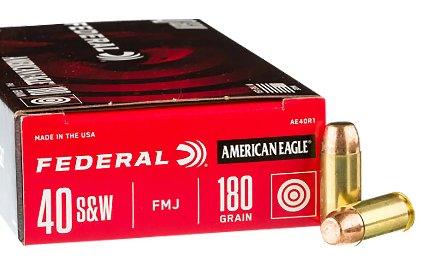 Federal C40180A400 Champion Training 40S 180gr Full Metal Jacket 400 Per Box/1 Case *Loose