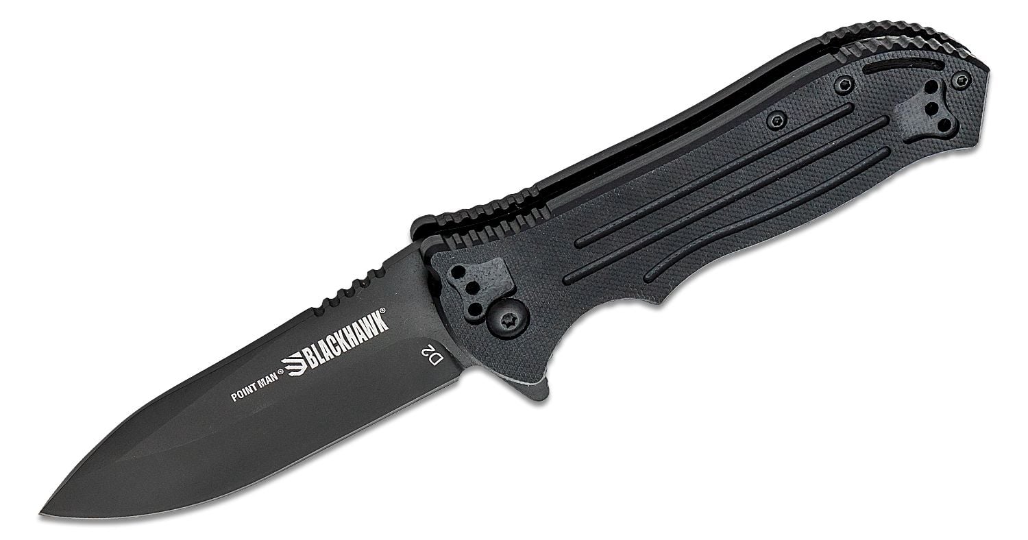 BLACKHAWK! Point Man Assisted Flipper Knife - BH15PM201BK