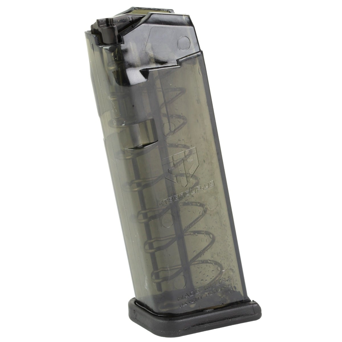 ETS 9mm 10rd Magazine, Glock, Carbon Smoke - SMK-GLK-19-10