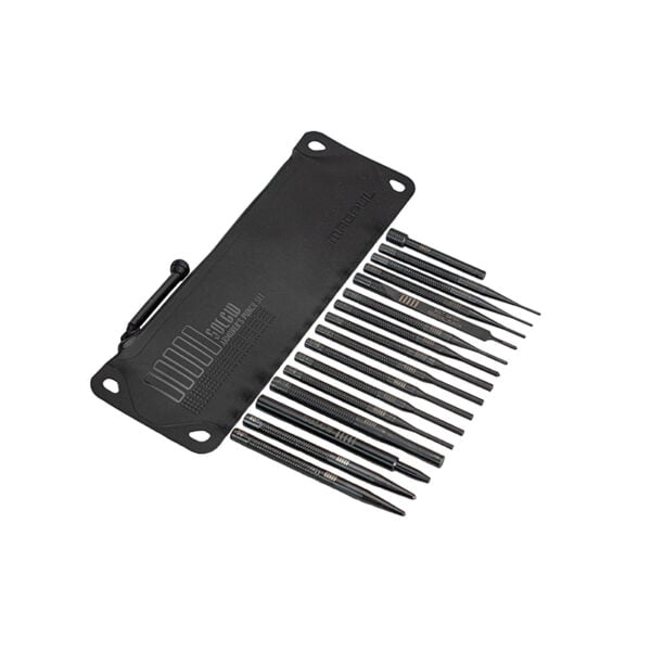 Sons of Liberty Gun Works SOLGW 16-Piece Armorer's Punch Set, Black