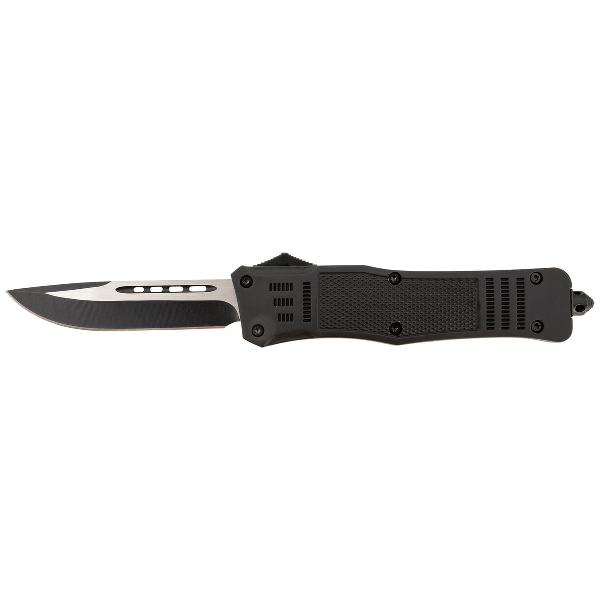 Steel River Spartan Folding Knife, Drop Point, Black - Durable Handle, Secure Locking Mechanism, Perfect for Tactical and EDC - T620BDP