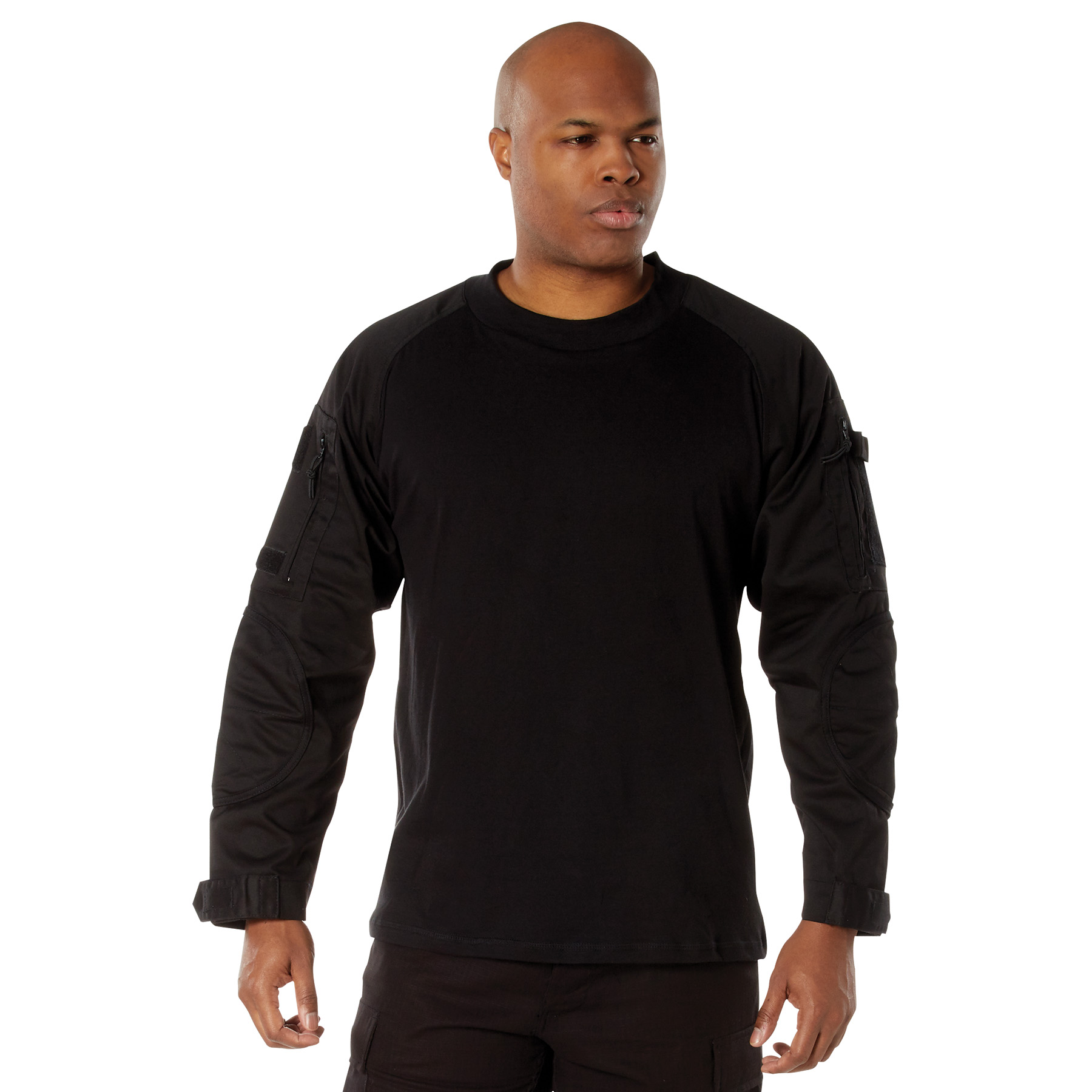 Rothco Tactical Airsoft Combat Shirt - Black, X-Small