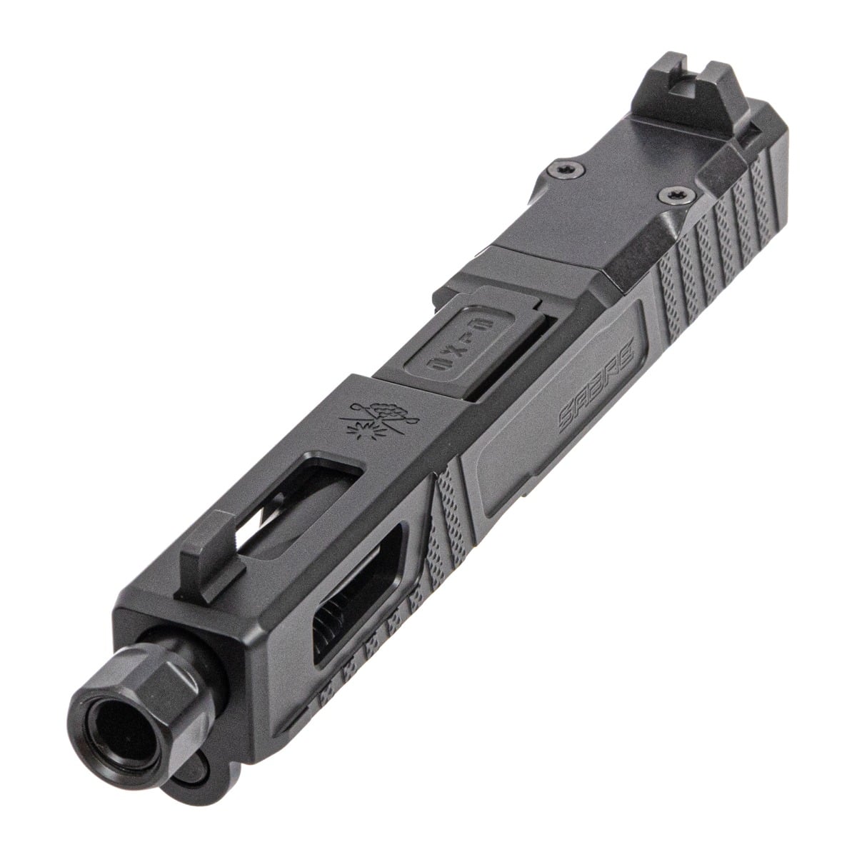 PSA Sabre Dagger RMR Slide Assembly With Threaded Barrel, Black