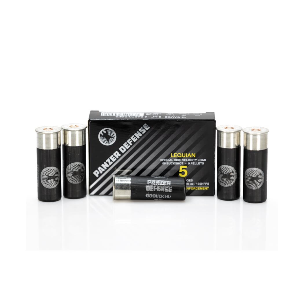 Panzer Arms Lequian Special HV 00 12 Gauge Buckshot Shotshell Ammo, 250rd