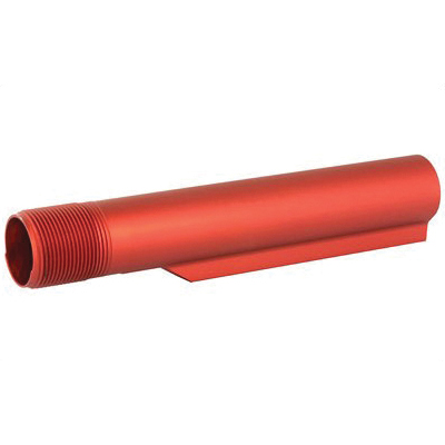 LBE Unlimited AR-15 Milspec Buffer Tube, Red - MBUF002-RED