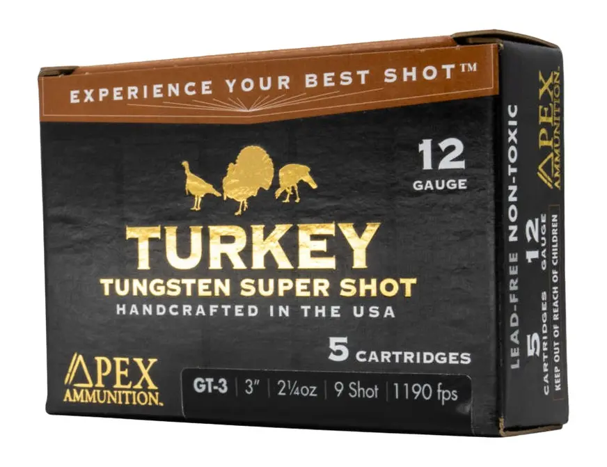 APEX AMMO STH-3 12G 3" #9 5rd/box
