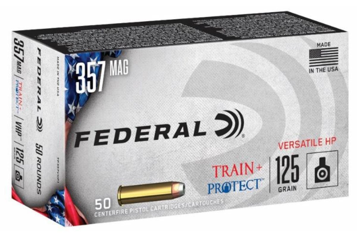 FED TRAIN/PROTCT 357MAG 125GR VHP 50 - No Credit Card Fees - Low, flat rate shipping