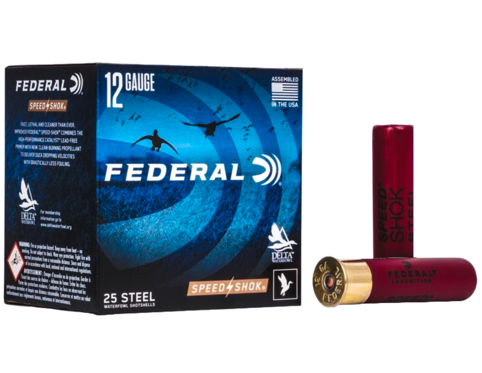 Federal Speed-Shok Load 12 Gauge 3.5 in. 1 3/8 oz. BBB Shot 25 rd. - No Credit Card Fees - Low, flat rate shipping