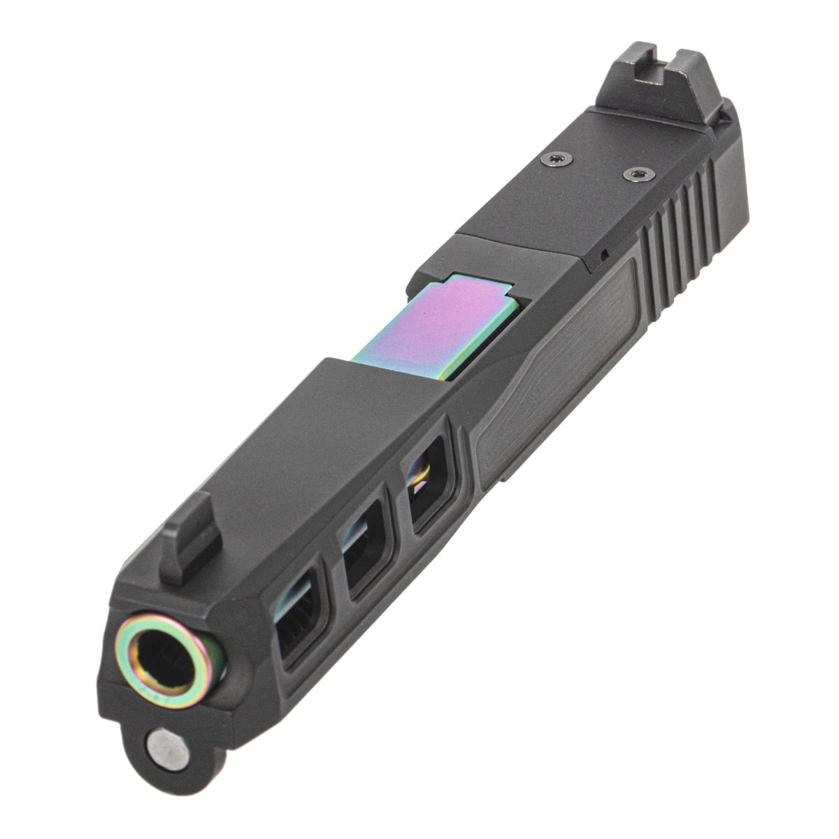 PSA Dagger Complete SW3 RMR Slide Assembly With Chameleon Non-Threaded Barrel, Black