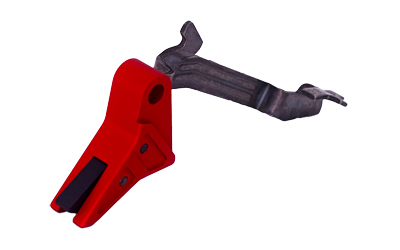 True Precision Axiom Trigger & Trigger Bar, Black with Red Safety, For Glock 43/43X/48