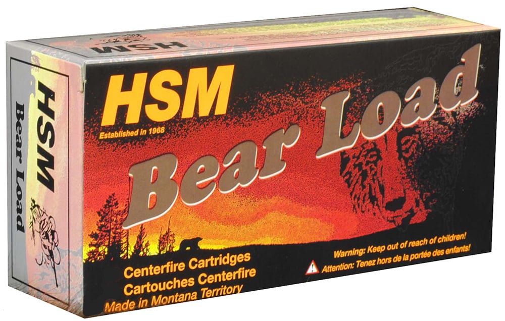 HSM Bear Load .450 Bushmaster Ammo 300 gr JSP , 20/box - HSM-450Bushmaster1-N