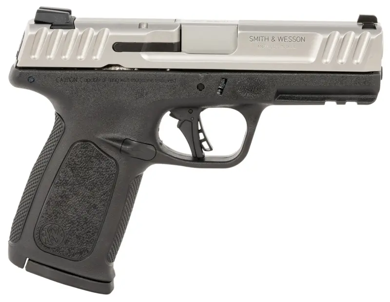 Smith Wesson 13937 SD40 2.0 Compact Frame 40 S 10+1 4" Stainless Steel Barrel, Satin Serrated Stainless Steel Slide, Black Polymer Frame w/Picatinny Rail, Textured Grip