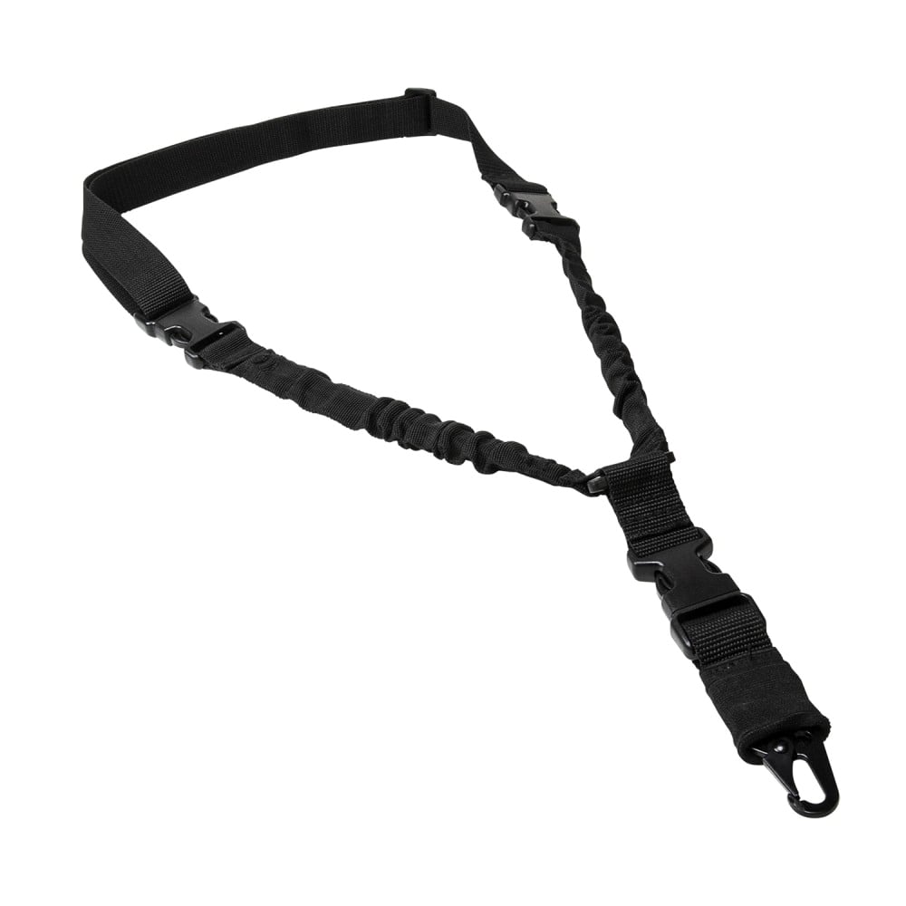 VISM Deluxe Single Point Sling 30" - 38", Black - High-Durability, Tactical Comfort, Quick-Release Design - ADBS1PB