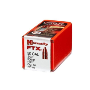 Hornady FTX Handgun Bullets .50 cal .500" 300 gr FTX 50/ct