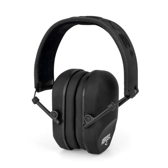 Radians VXP Vertex 23dB Passive Earmuffs, Black - VXP110BX