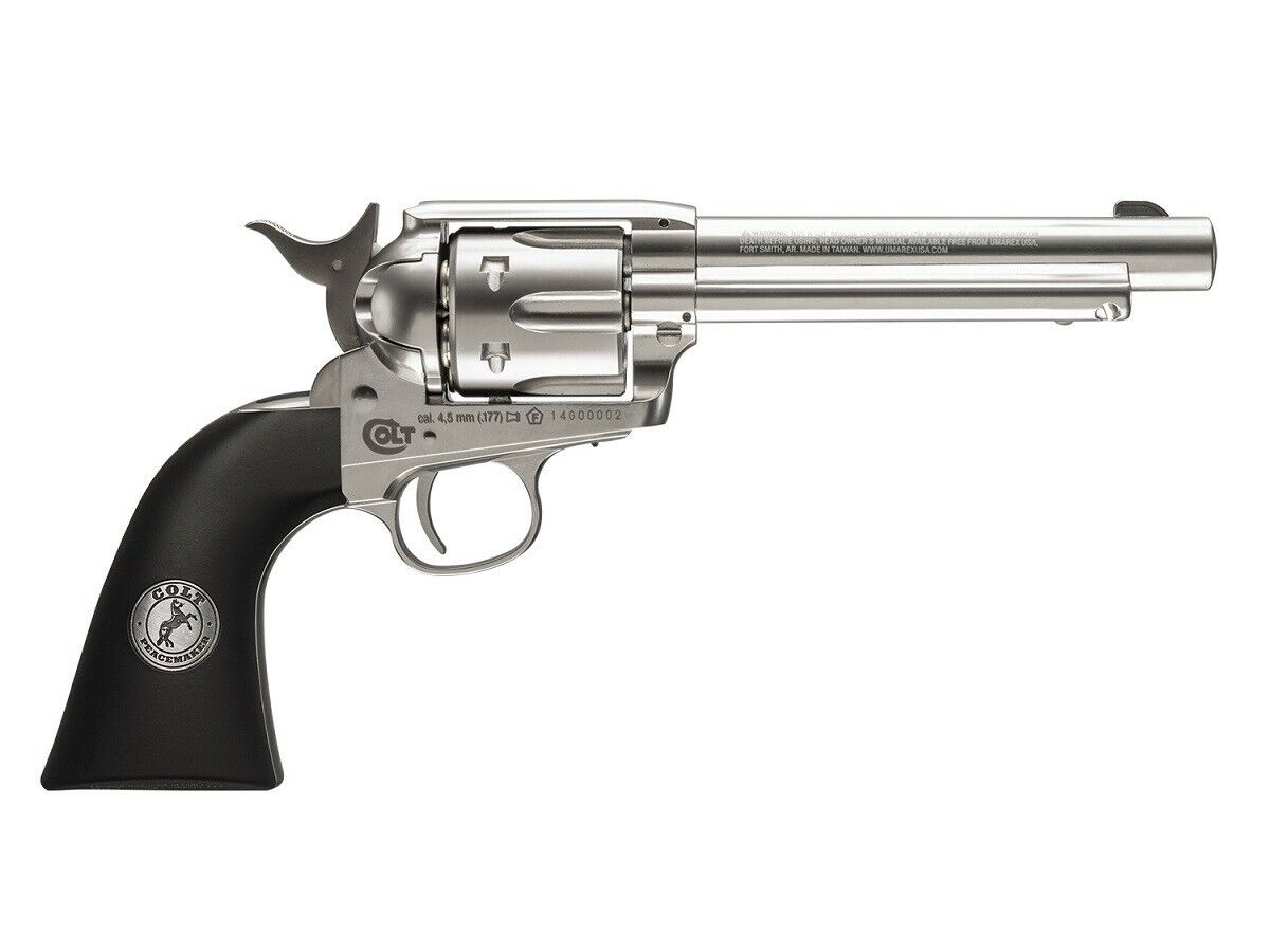 Colt Peacemaker .177 Pellet Air Pistol, Nickel - 2254051