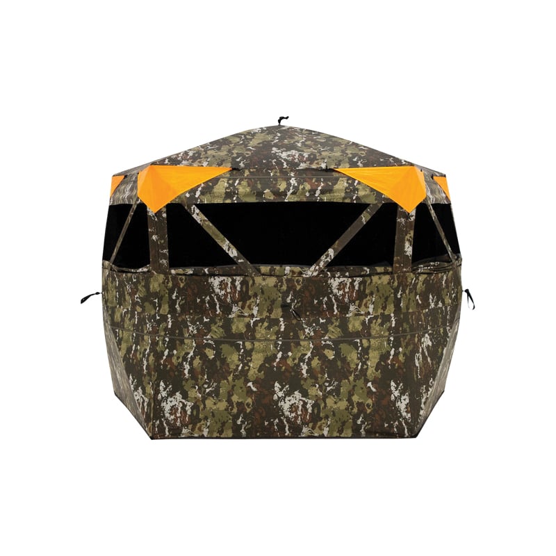 Barronett Blinds SPY 5 72" 2-Vertical Corner Ground Blind, Crater Harvest Camouflage