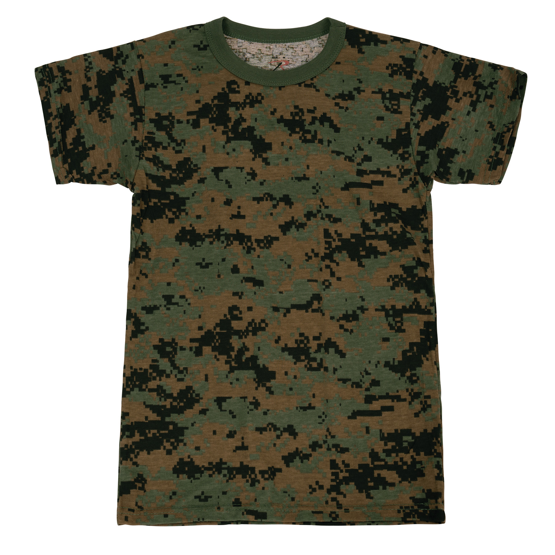 Rothco Kids Digital Camo T-Shirt - Woodland Digital Camo, Medium