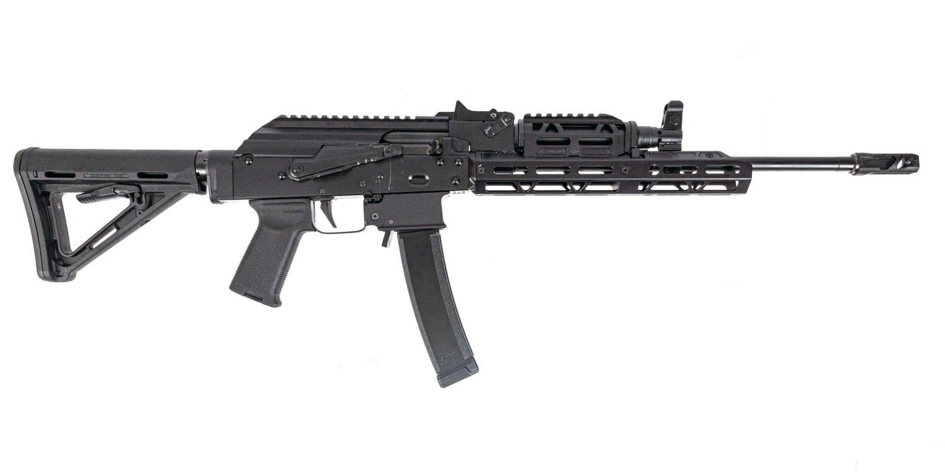 PSA AK-V 16" 9mm MOEkov Rifle with JL Billet Rail and ALG Trigger, Black