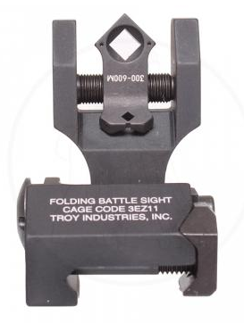 Troy BattleSight Iron Sight Rear Folding Tritium Di-Optic Aperture Universal - SSIG-FBS-TTBT-00